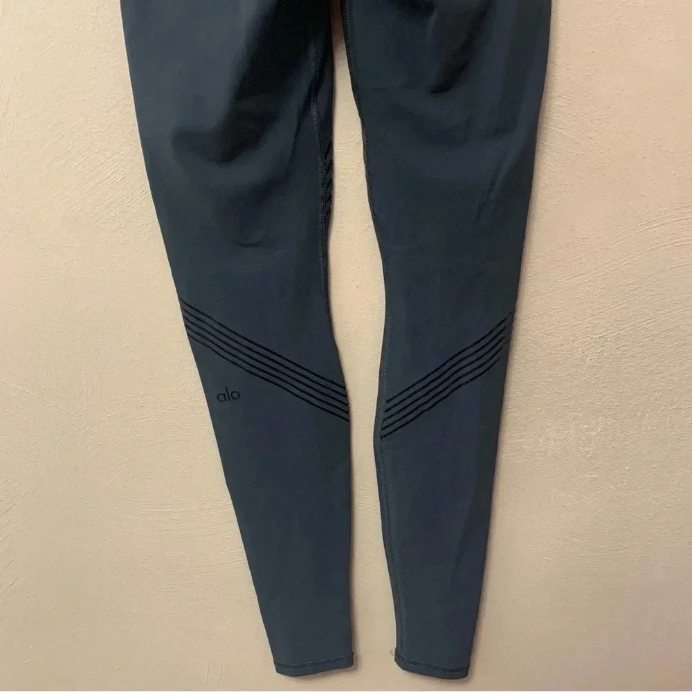 Alo Yoga High-Waist Vapor Legging in Rise Anthracite Size XS
